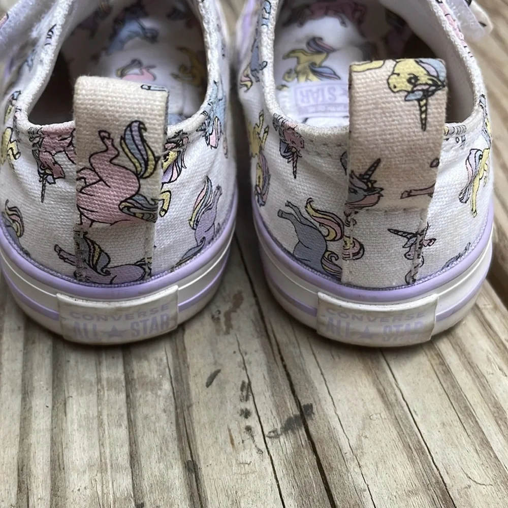 🦄 Converse Chuck Taylor All Star Ox Infant/Toddler Unicorn Sneakers Size 6